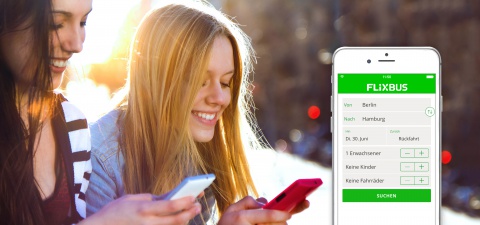 Stáhni si naši mobilní aplikaci FlixBus Mobilní aplikace FlixBus